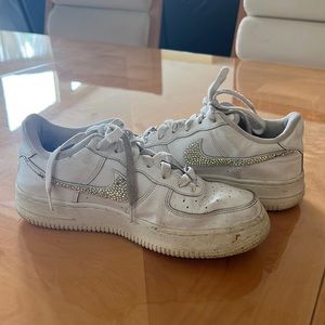 Custom made swavorski crystal Nike Air Force